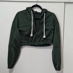 BDG Urban Outfitters Relaxed Crop Hoodie Jacket